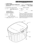 HINGED LID FOR A FOOD CONTAINER diagram and image