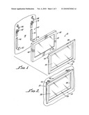TELEVISION FRAME AND MOUNTING SYSTEM diagram and image