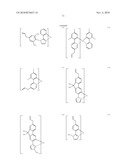 ORGANIC ELECTROLUMINESCENT ELEMENT MATERIAL, ORGANIC ELECTROLUMINESCENT ELEMENT, METHOD OF MANUFACTURING ORGANIC ELECTROLUMINESCENT ELEMENT, DISPLAY DEVICE, AND ILLUMINATING DEVICE diagram and image