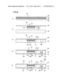 METHOD FOR FABRICATING FLEXIBLE SEMICONDUCTOR DEVICE AND LAYERED FILM USED THEREFORE diagram and image