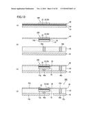 METHOD FOR FABRICATING FLEXIBLE SEMICONDUCTOR DEVICE AND LAYERED FILM USED THEREFORE diagram and image