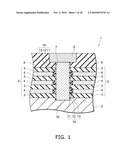 SEMICONDUCTOR MEMORY DEVICE AND METHOD FOR MANUFACTURING SAME diagram and image