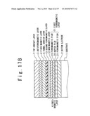 MAGNETORESISTANCE DEVICE INCLUDING LAYERED FERROMAGNETIC STRUCTURE, AND METHOD OF MANUFACTURING THE SAME diagram and image