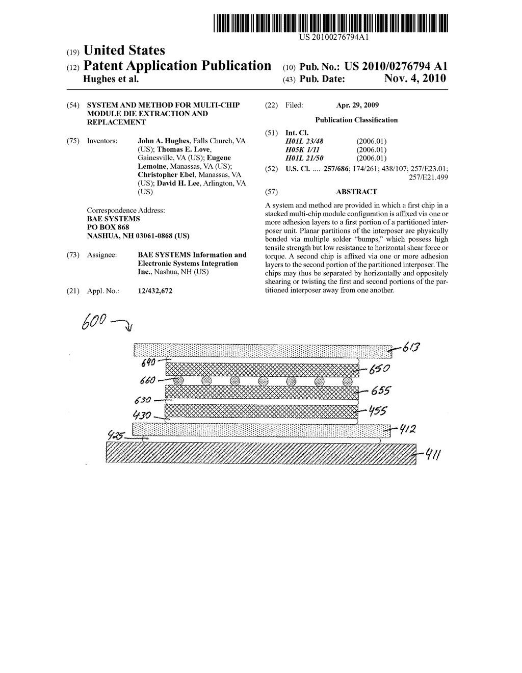 SYSTEM AND METHOD FOR MULTI-CHIP MODULE DIE EXTRACTION AND REPLACEMENT - diagram, schematic, and image 01