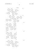 ORGANIC ELECTROLUMINESCENCE DEVICE AND ORGANIC LIGHT EMITTING MEDIUM diagram and image