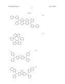 ORGANIC ELECTROLUMINESCENCE DEVICE AND ORGANIC LIGHT EMITTING MEDIUM diagram and image