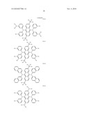 ORGANIC ELECTROLUMINESCENCE DEVICE AND ORGANIC LIGHT EMITTING MEDIUM diagram and image