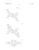 ORGANIC ELECTROLUMINESCENCE DEVICE AND ORGANIC LIGHT EMITTING MEDIUM diagram and image