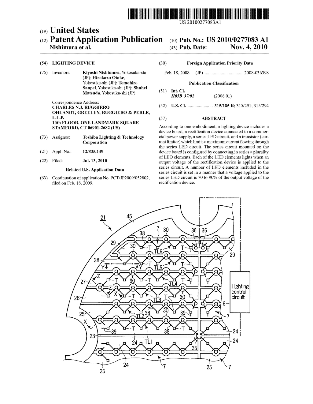 LIGHTING DEVICE - diagram, schematic, and image 01