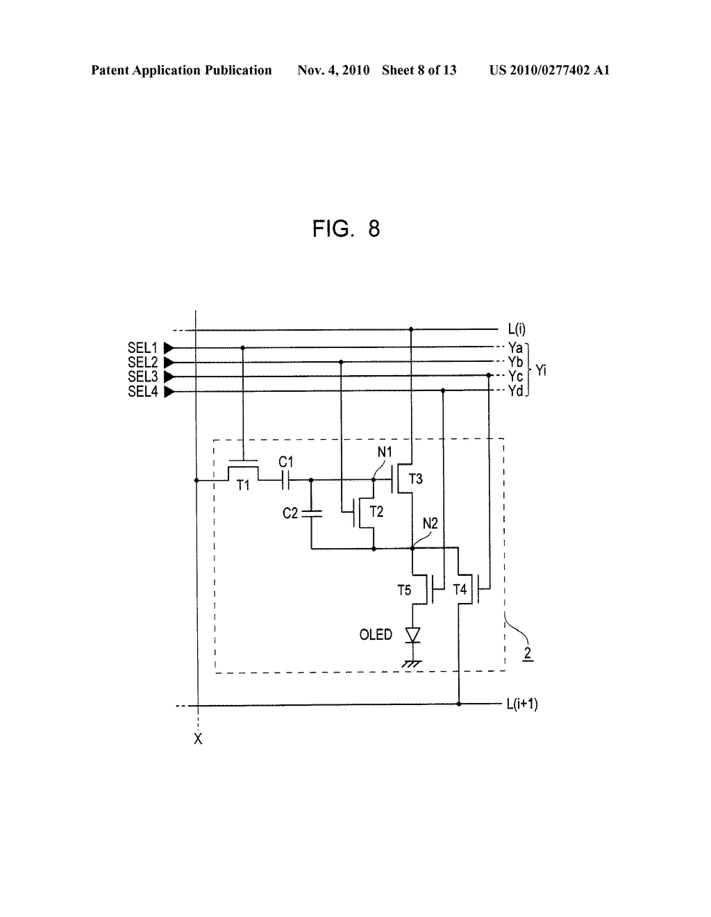 ELECTRO-OPTICAL DEVICE, METHOD OF DRIVING THE SAME, AND ELECTRONIC APPARATUS - diagram, schematic, and image 09