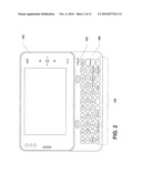 KEYBOARD FOR A PORTABLE COMPUTING DEVICE diagram and image