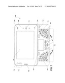 KEYBOARD FOR A PORTABLE COMPUTING DEVICE diagram and image