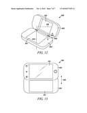 Dual Sided Transparent Display Module and Portable Electronic Device Incorporating the Same diagram and image