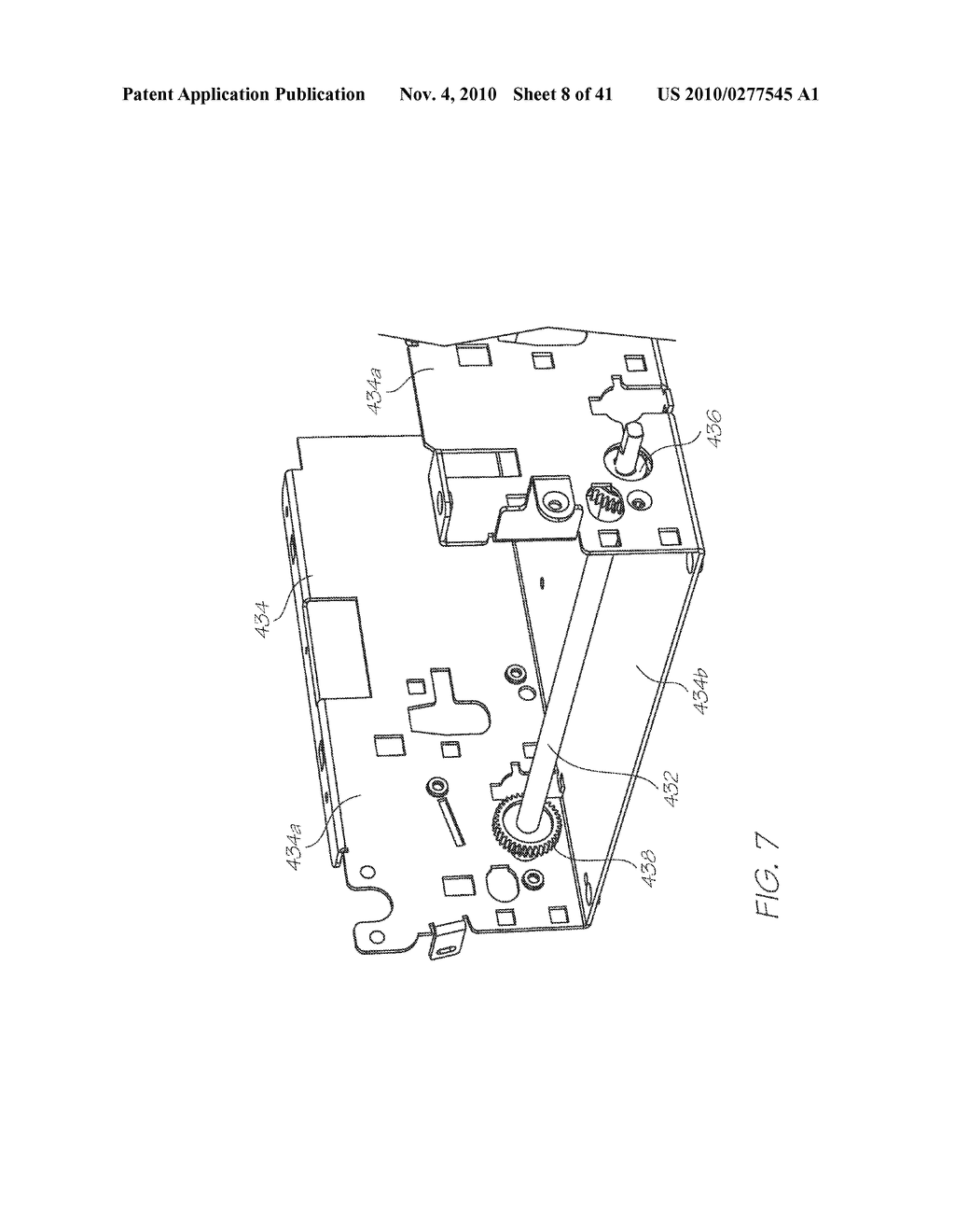 PRINTER HAVING DISENGAGEABLE MEDIA PICK UP - diagram, schematic, and image 09