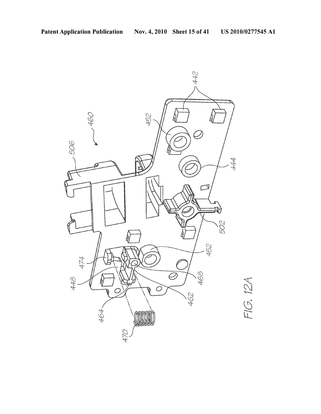 PRINTER HAVING DISENGAGEABLE MEDIA PICK UP - diagram, schematic, and image 16