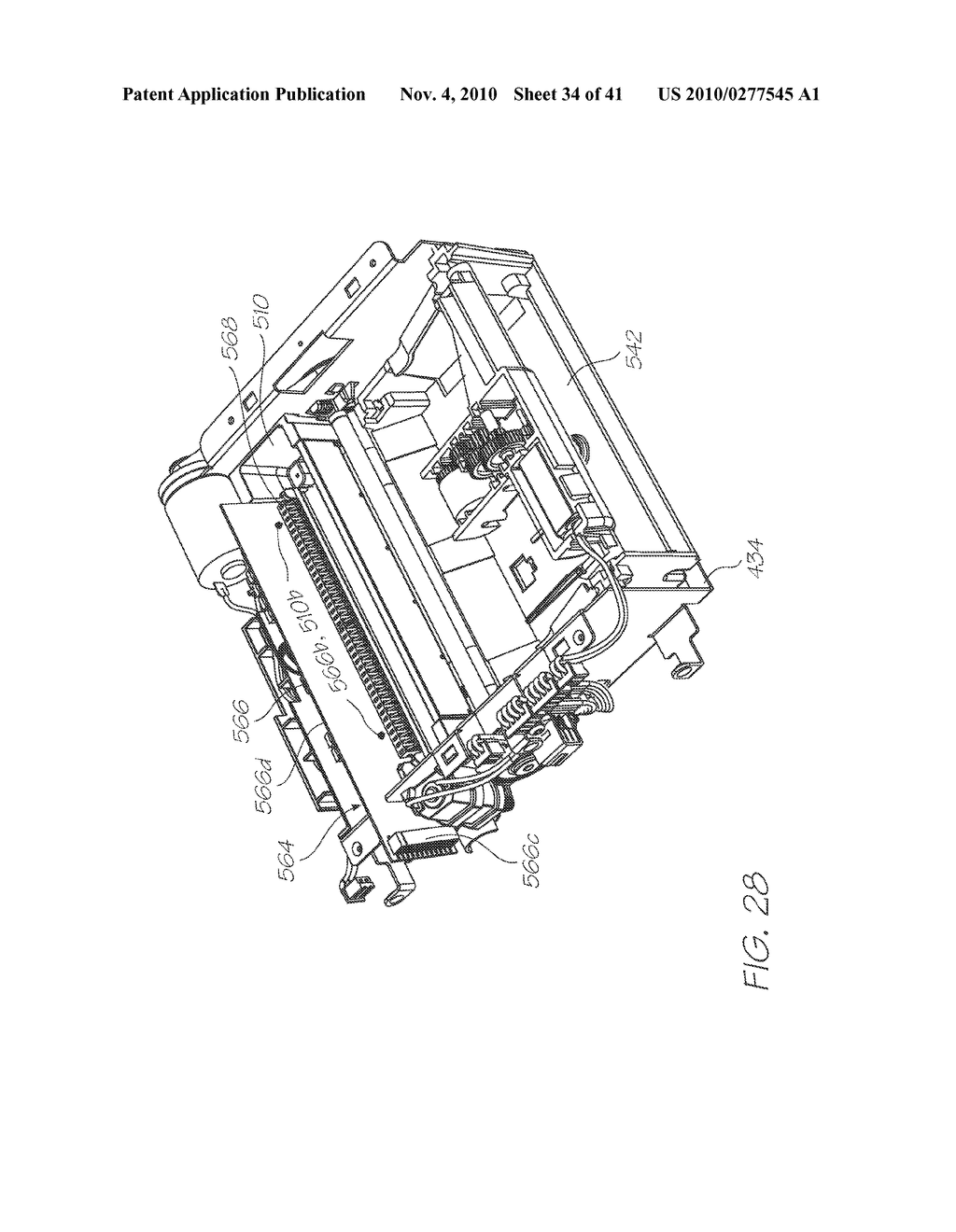 PRINTER HAVING DISENGAGEABLE MEDIA PICK UP - diagram, schematic, and image 35