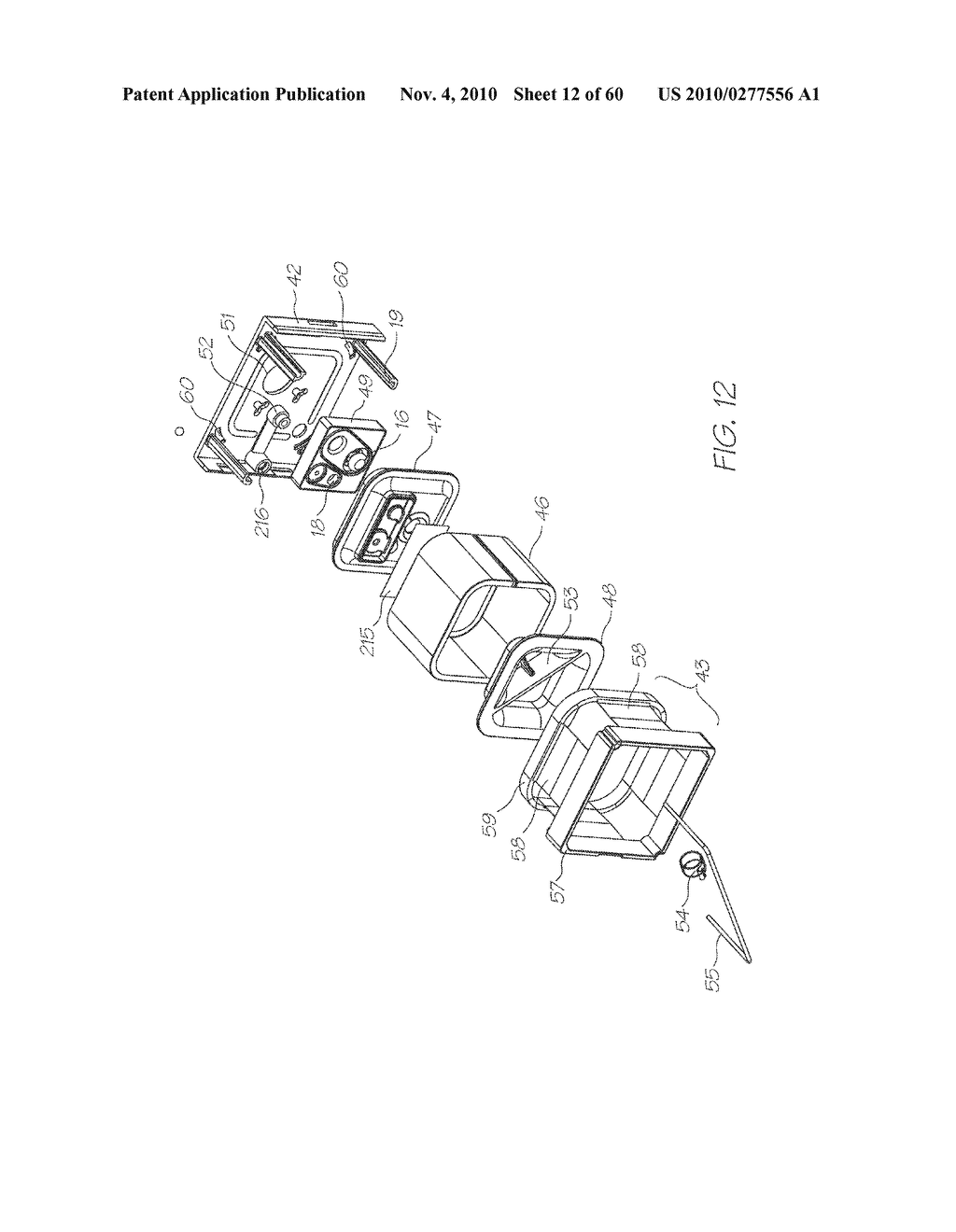 PRINT ENGINE WITH INK STORAGE MODULES INCORPORATING COLLAPSIBLE BAGS - diagram, schematic, and image 13