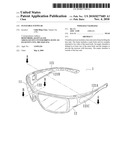 Floatable eyewear diagram and image