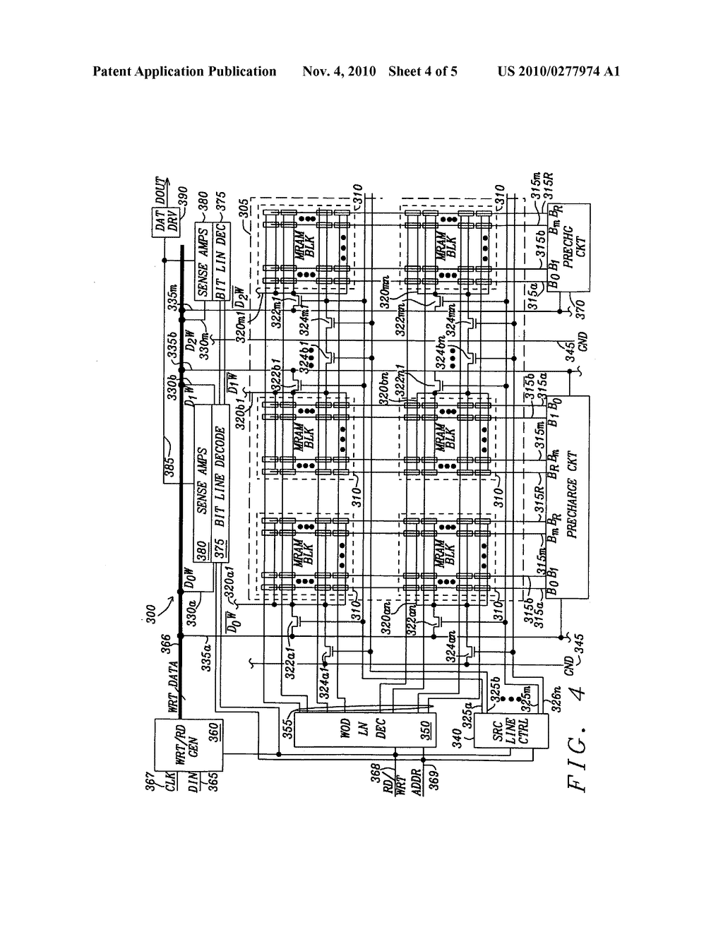 Single bit line SMT MRAM array architecture and the programming method - diagram, schematic, and image 05