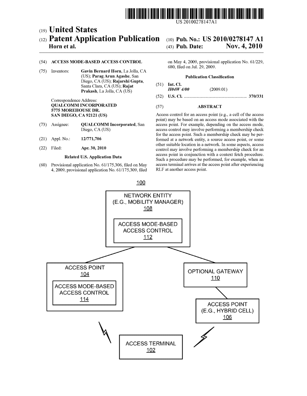 ACCESS MODE-BASED ACCESS CONTROL - diagram, schematic, and image 01