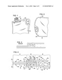 Flexible fluid container with removable slide fastener diagram and image