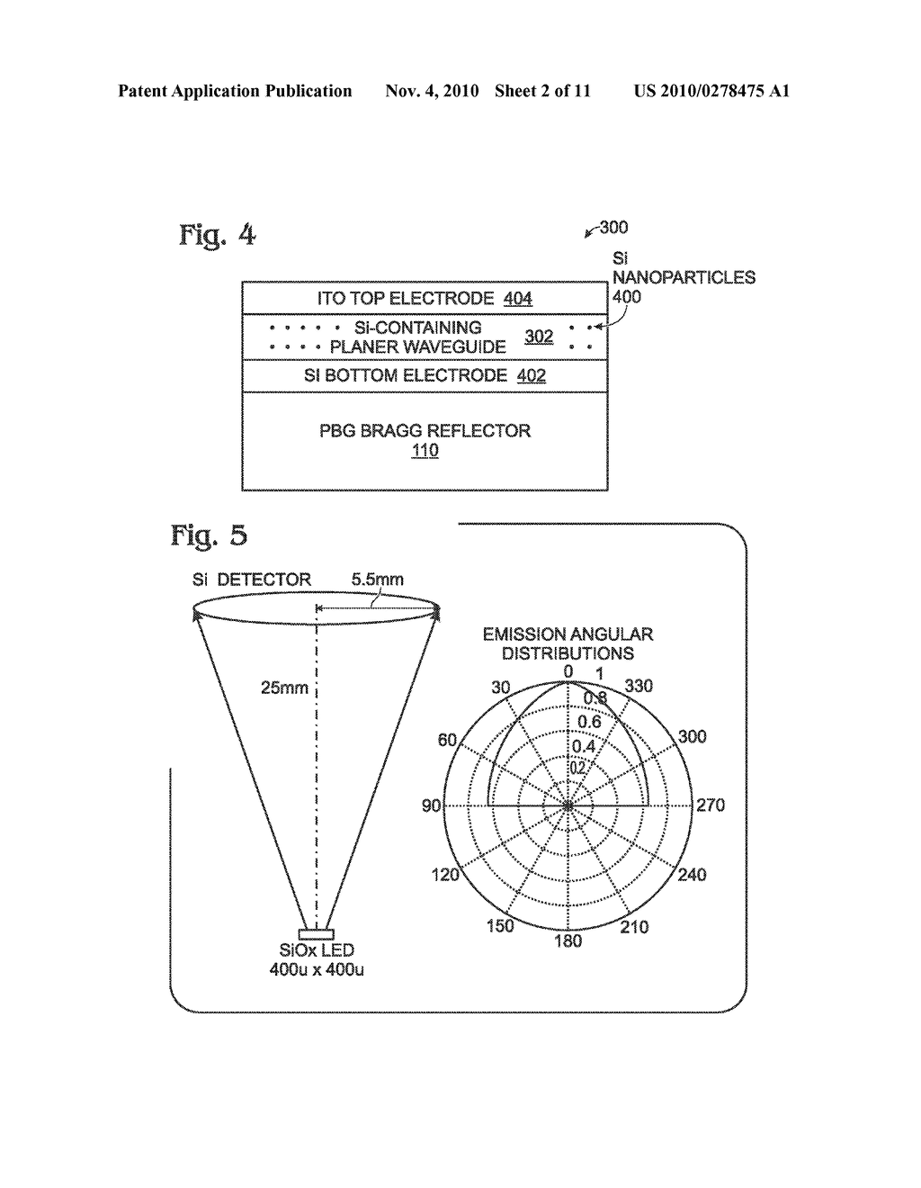 Light Emitting Device and Planar Waveguide with Single-Sided Periodically Stacked Interface - diagram, schematic, and image 03