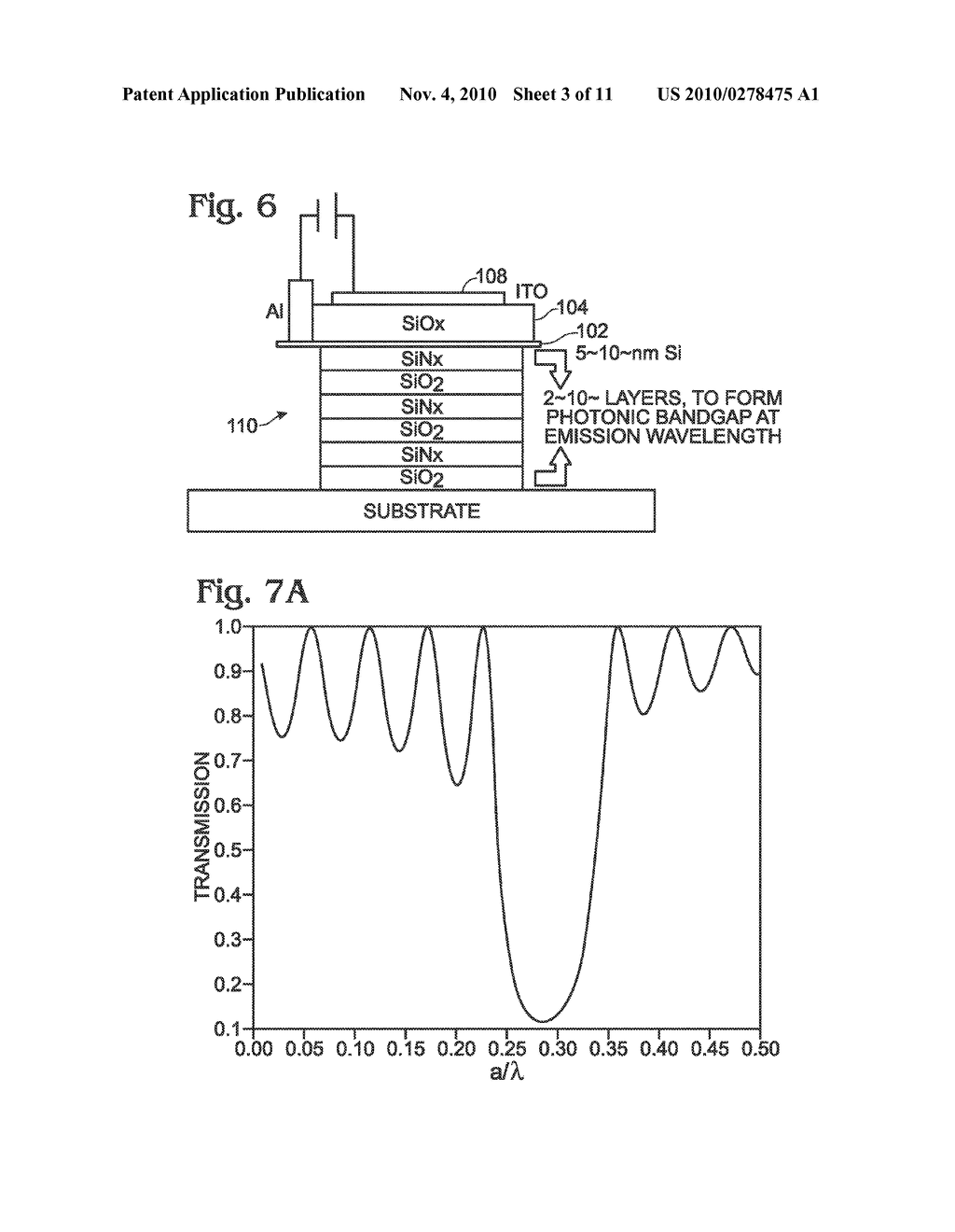 Light Emitting Device and Planar Waveguide with Single-Sided Periodically Stacked Interface - diagram, schematic, and image 04