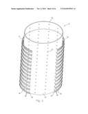 Wall System for Catalytic Beds of Synthesis Reactors and Relative Production Process diagram and image