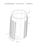 Wall System for Catalytic Beds of Synthesis Reactors and Relative Production Process diagram and image