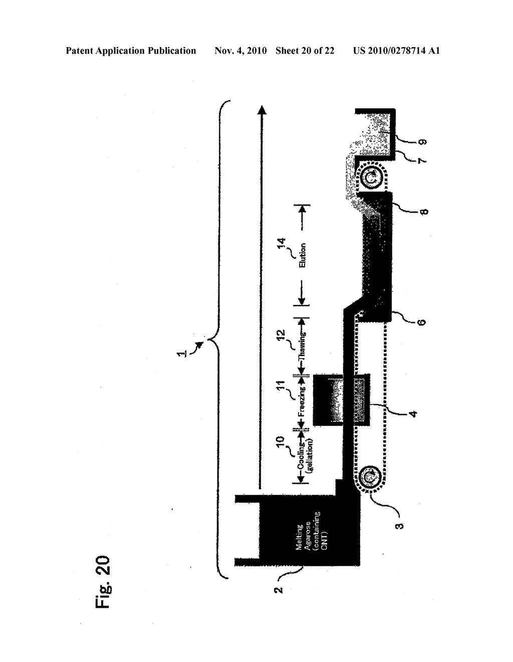 METHOD FOR SIMPLY SEPARATNG CARBON NANOTUBE - diagram, schematic, and image 21