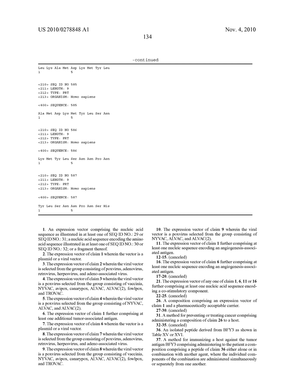 TUMOR ANTIGEN BFY3 FOR PREVENTION AND/OR TREATMENT OF CANCER - diagram, schematic, and image 162