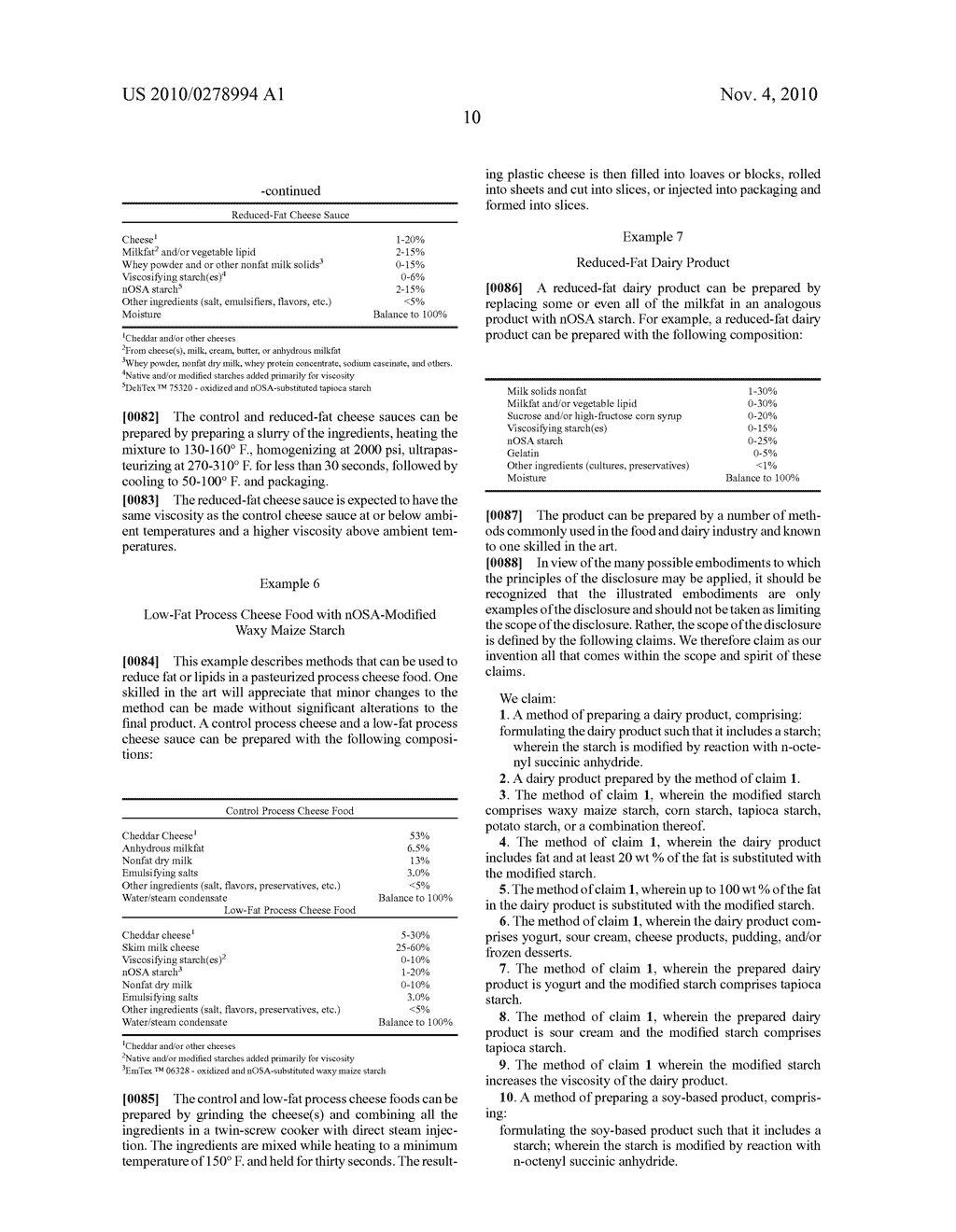 NOSA-MODIFIED STARCH AS AN ADDITIVE IN DAIRY PRODUCTS - diagram, schematic, and image 11