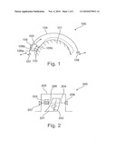 Painting device, painting arrangement, method for painting a curved surface of an object, and use of an inkjet device for painting an aircraft diagram and image