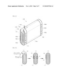 RECHARGEABLE SECONDARY BATTERY HAVING IMPROVED SAFETY AGAINST PUNCTURE AND COLLAPSE diagram and image