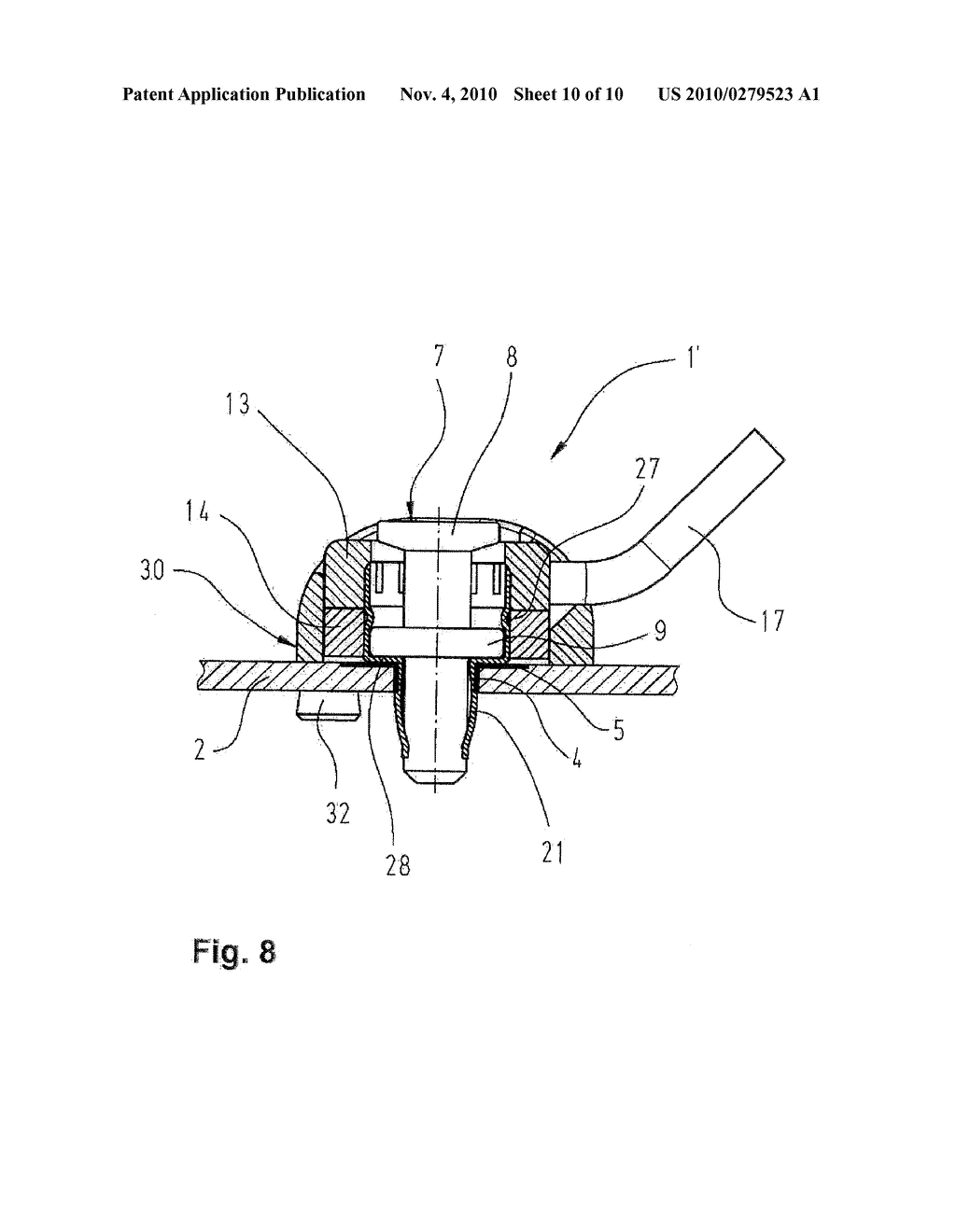 CONNECTING ELEMENT FOR ELECTRIC CONDUCTORS WITH A PRINTED CIRCUIT BOARD - diagram, schematic, and image 11