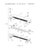 STACKED CARD EDGE CONNECTOR ASSEMBLY HAVING EJECTOR FOR REMOVING INSERTED CARDS SIMULTANEOUSLY diagram and image