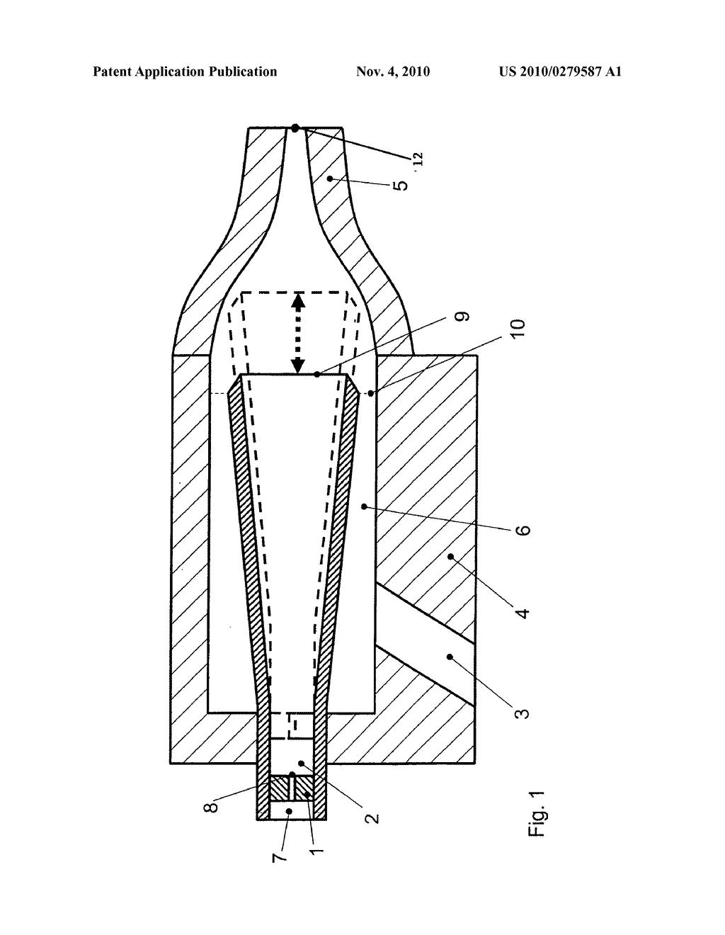 APPARATUS AND METHOD FOR PARTICLE RADIATION BY FROZEN GAS PARTICLES - diagram, schematic, and image 02