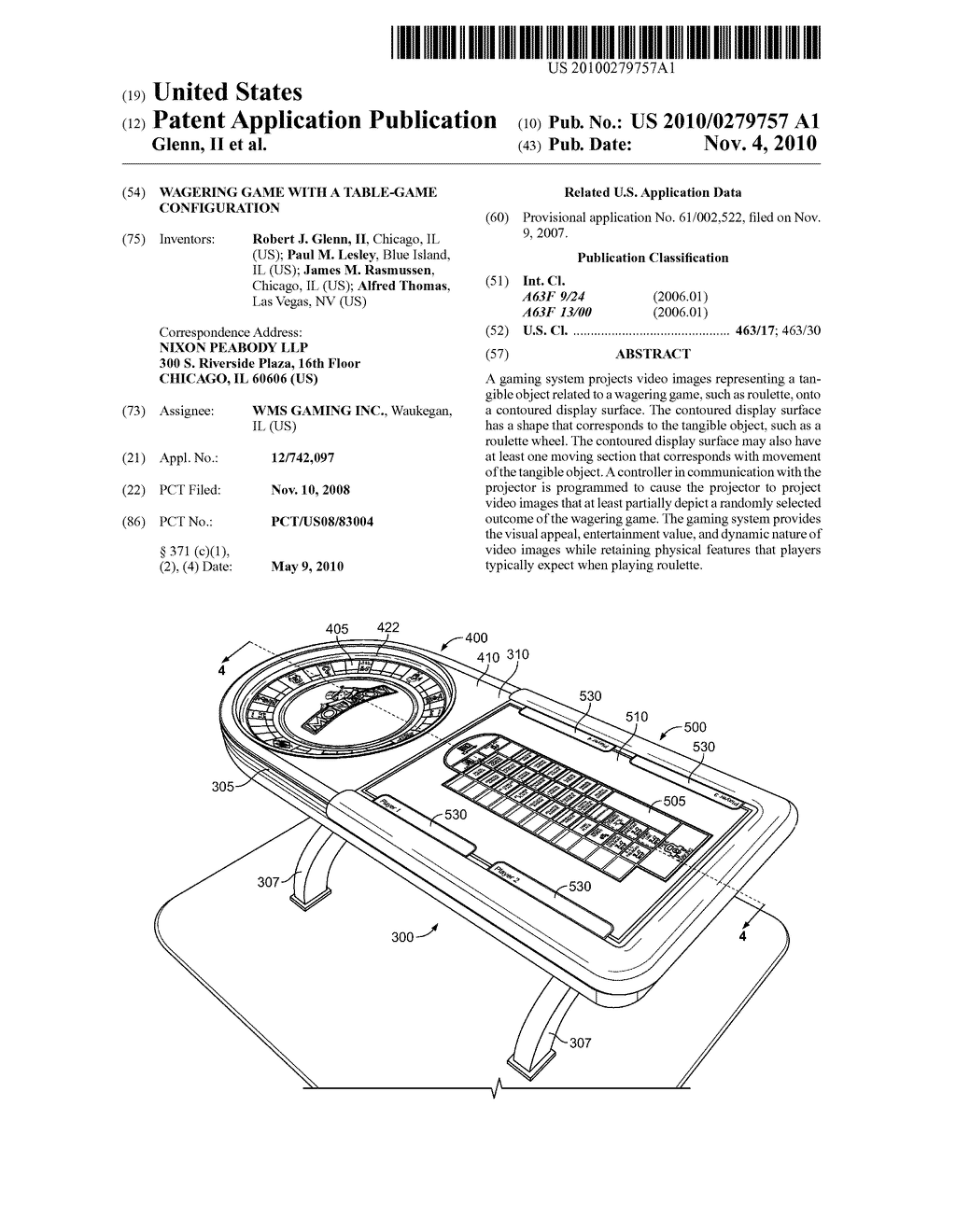 WAGERING GAME WITH A TABLE-GAME CONFIGURATION - diagram, schematic, and image 01