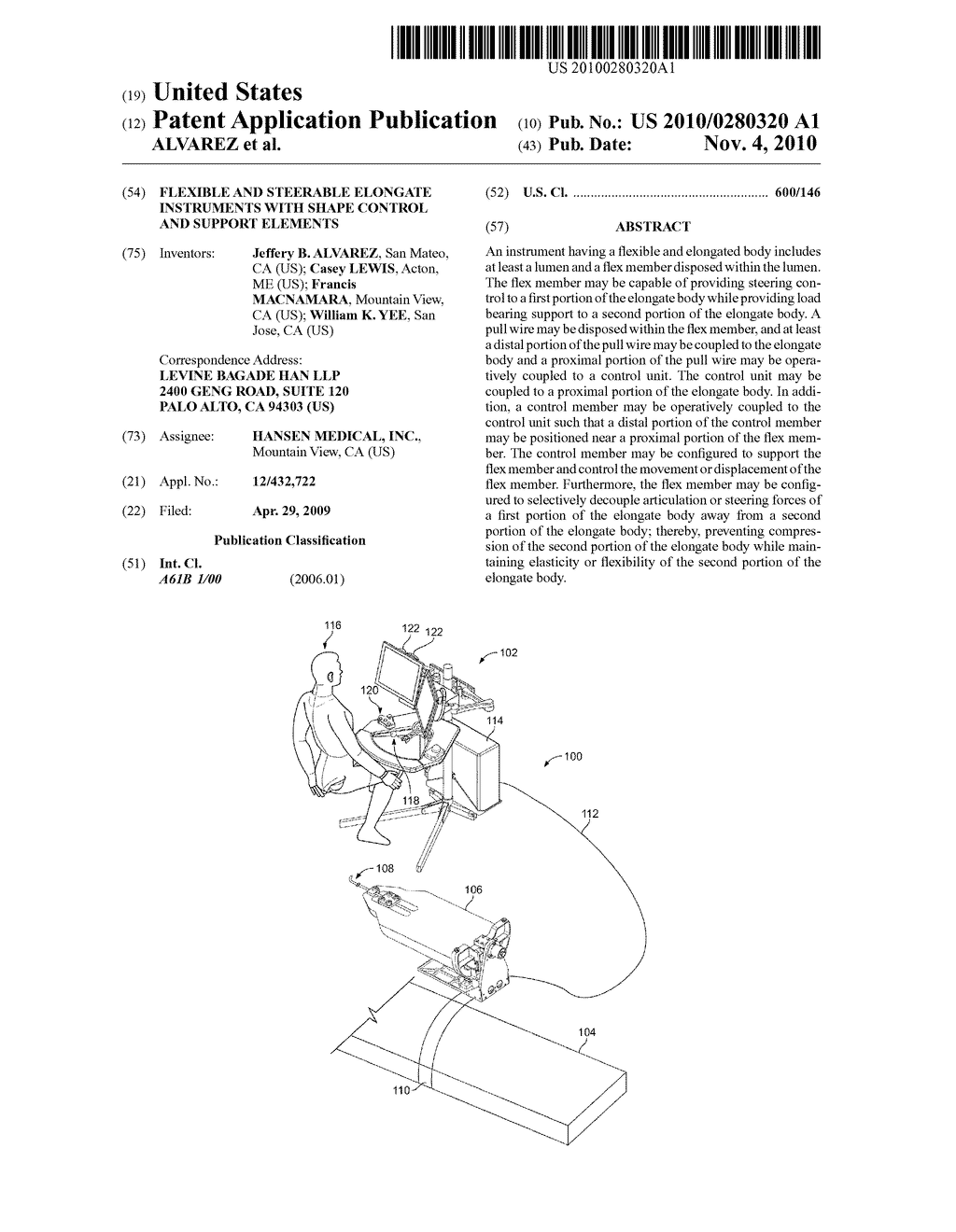 FLEXIBLE AND STEERABLE ELONGATE INSTRUMENTS WITH SHAPE CONTROL AND SUPPORT ELEMENTS - diagram, schematic, and image 01