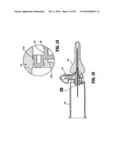 SAFETY SHIELD APPARATUS AND MOUNTING STRUCTURE FOR USE WITH MEDICAL NEEDLE DEVICES diagram and image