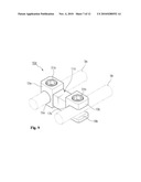 SIDE CLICK CONNECTOR APPARATUS FOR CONNECTION OF SPINAL RODS diagram and image