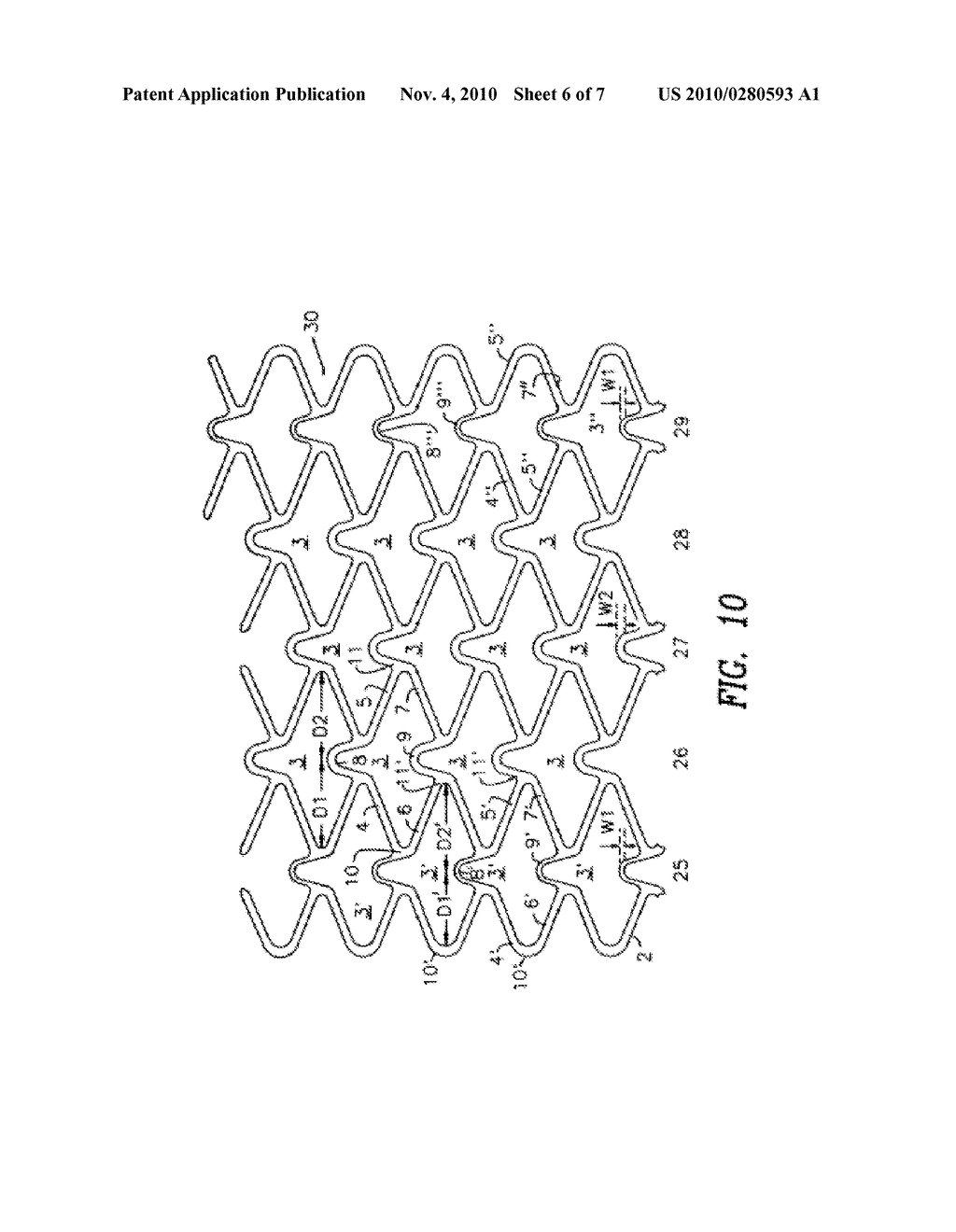 STENT WITH VARIABLE FEATURES TO OPTIMIZE SUPPORT AND METHOD OF MAKING SUCH STENT - diagram, schematic, and image 07