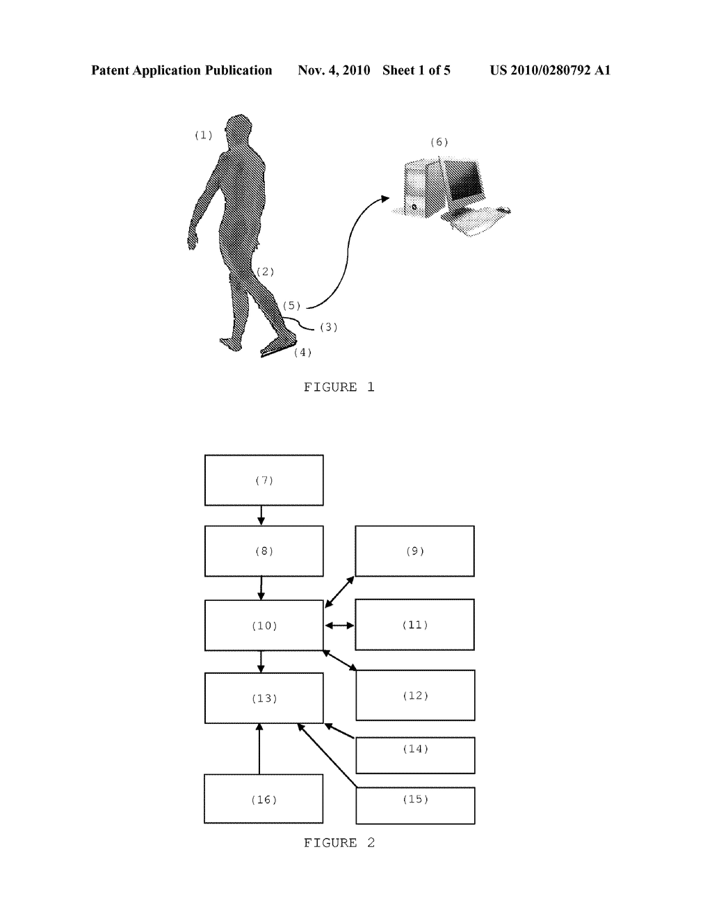 PORTABLE DEVICE AND METHOD FOR MEASUREMENT AND CALCULATION OF DYNAMIC PARAMETERS OF PEDESTRIAN LOCOMOTION - diagram, schematic, and image 02