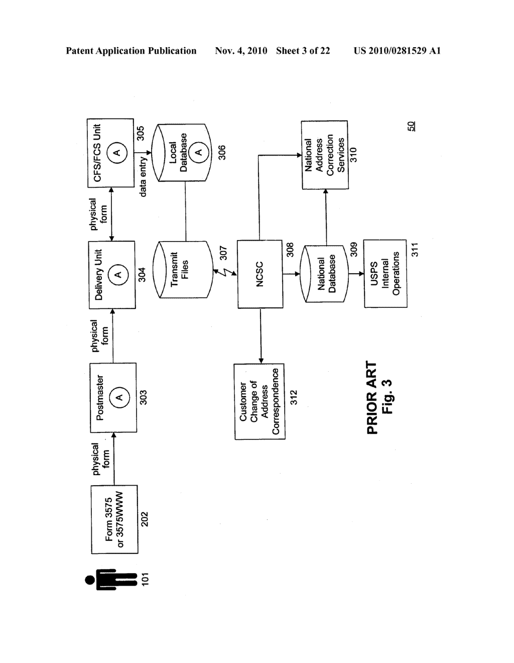 SYSTEMS AND METHODS FOR PROVIDING CHANGE OF ADDRESS SERVICES OVER A NETWORK - diagram, schematic, and image 04