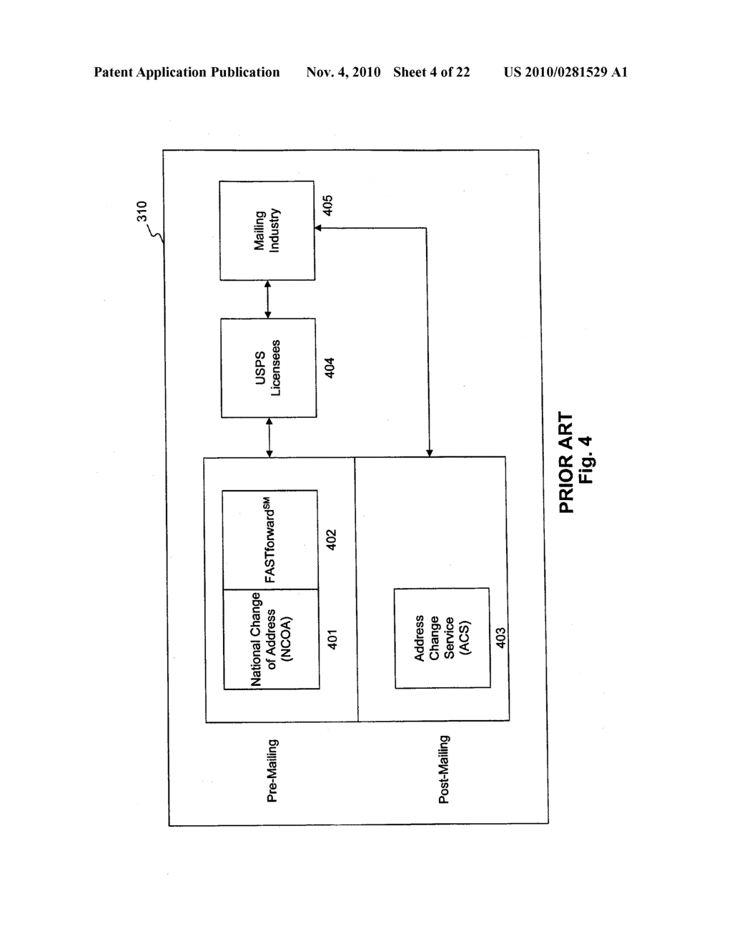 SYSTEMS AND METHODS FOR PROVIDING CHANGE OF ADDRESS SERVICES OVER A NETWORK - diagram, schematic, and image 05