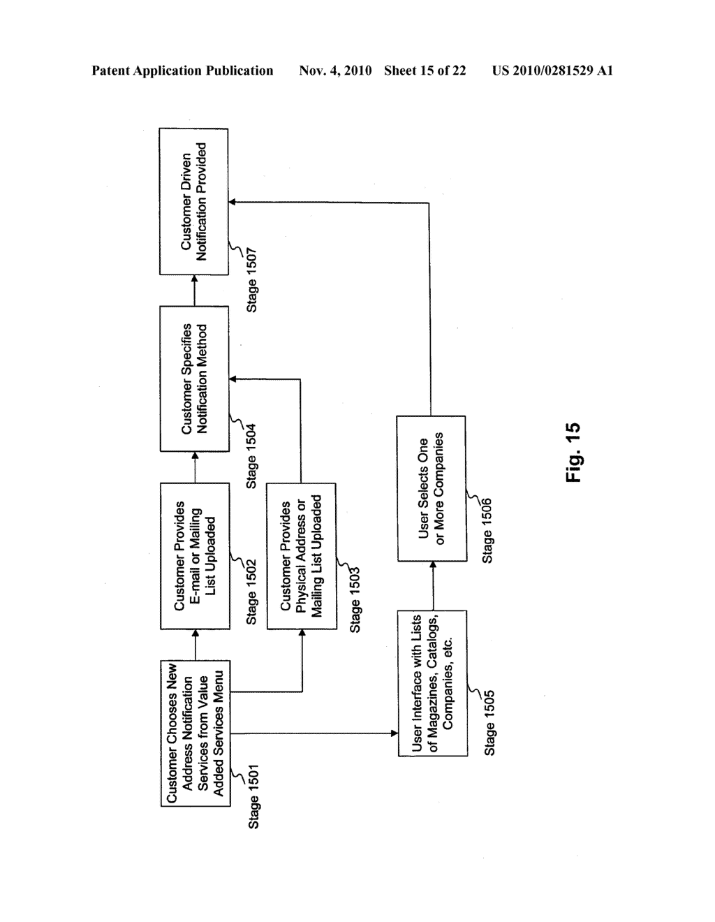 SYSTEMS AND METHODS FOR PROVIDING CHANGE OF ADDRESS SERVICES OVER A NETWORK - diagram, schematic, and image 16