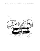 Protective Shoulder Pads with Release Mechanism diagram and image