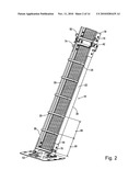 Connection assembly for a modular footbridge diagram and image