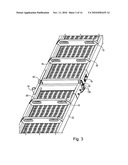 Connection assembly for a modular footbridge diagram and image