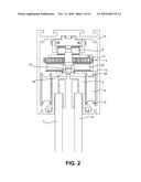 SIMULTANEOUS DISPLACEMENT DEVICE FOR SLIDING DOORS diagram and image